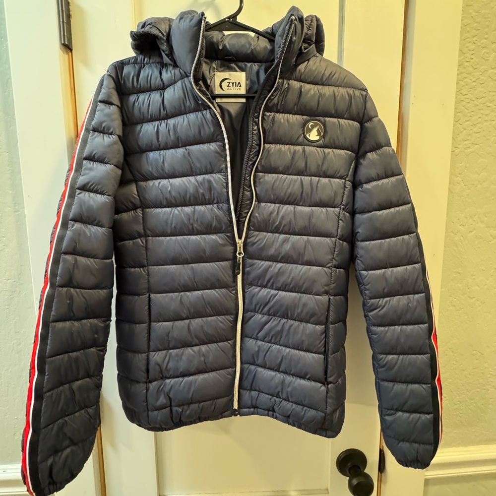 Zyia Active Telluride Navy Puffy Coat M